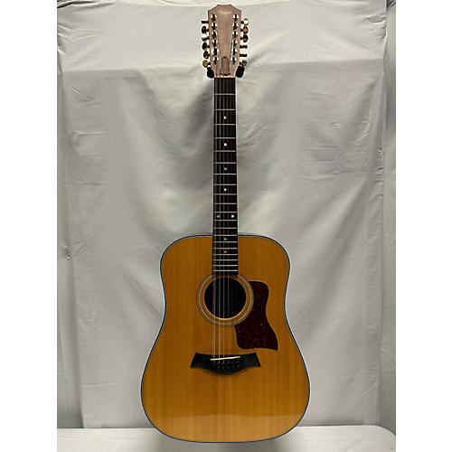 Taylor Vintage 1987 Taylor 750 Natural 12 String Acoustic Electric Guitar Natural