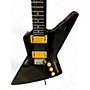 Vintage 1988 Cort EFFECTOR BLACK Solid Body Electric Guitar BLACK