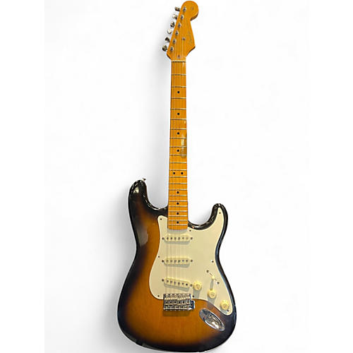 Vintage 1988 Fender AVRI 57 Reissue Strat 1988 3 Color Sunburst Solid Body Electric Guitar 3 Color Sunburst