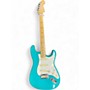 Vintage 1988 Fender Deluxe Plus Stratocaster Bahama Green Solid Body Electric Guitar Bahama Green