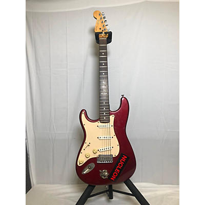 Fender Vintage 1988 Fender Standard Stratocaster Burgundy Solid Body Electric Guitar