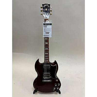 Gibson Vintage 1988 Gibson 62' SG Standard Cherry Solid Body Electric Guitar