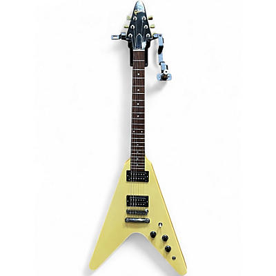 Vintage 1988 Gibson Flying V Antique White Solid Body Electric Guitar