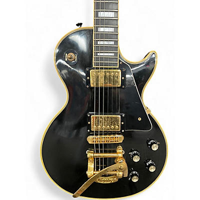 Vintage 1988 Gibson Les Paul Custom Lite Black Solid Body Electric Guitar