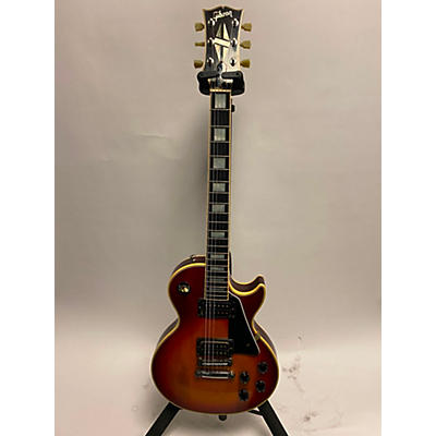 Gibson Vintage 1988 Gibson Les Paul Custom Sunburst Solid Body Electric Guitar