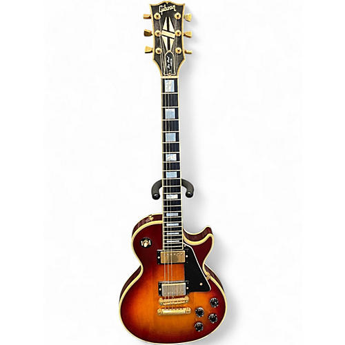 Vintage 1988 Gibson Les Paul Custom Sunburst Solid Body Electric Guitar Sunburst