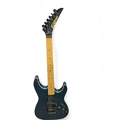 Vintage 1988 Kramer 615ST Teal Solid Body Electric Guitar