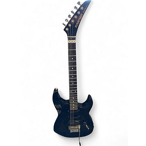 Vintage 1988 Kramer FOCUS 6000 Black Solid Body Electric Guitar Black
