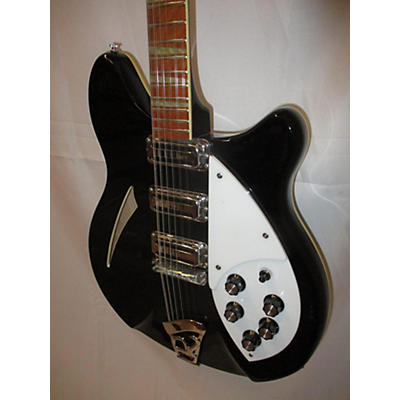 Rickenbacker Vintage 1988 Rickenbacker 370/12 Roger McGuinn Limited Edition Jetglo Hollow Body Electric Guitar