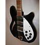 Vintage Rickenbacker Vintage 1988 Rickenbacker 370/12 Roger McGuinn Limited Edition Jetglo Hollow Body Electric Guitar Jetglo