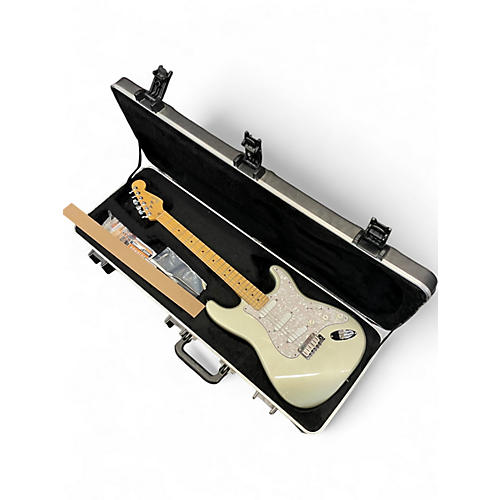 Vintage 1989 Fender American Standard Stratocaster Inca Silver Solid Body Electric Guitar Inca Silver