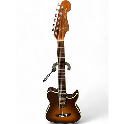 Vintage 1989 Fender Santa Rosa Sunburst Acoustic Electric Guitar