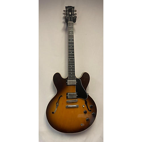 Gibson Vintage 1989 Gibson ES335 Tobacco Sunburst Hollow Body Electric Guitar Tobacco Sunburst