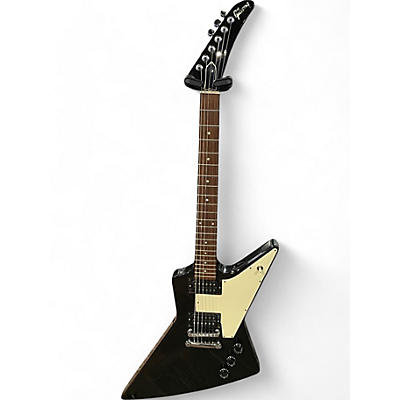 Vintage 1989 Gibson Explorer Black Solid Body Electric Guitar