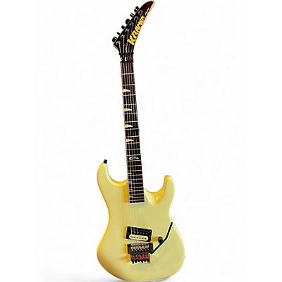 Vintage 1989 Kramer BERETTA I Antique White Solid Body Electric Guitar
