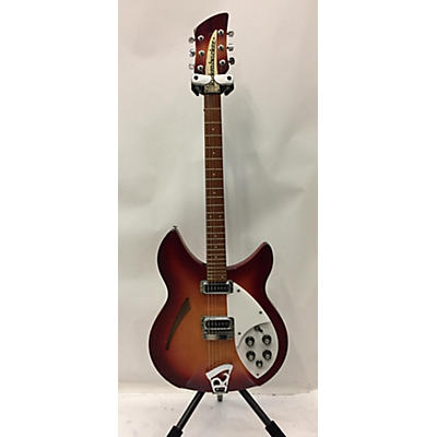 Rickenbacker Vintage 1989 Rickenbacker 330 Fireglo Hollow Body Electric Guitar