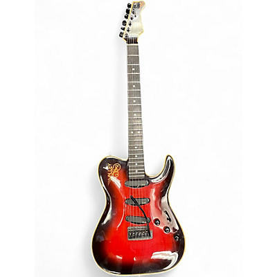 Vintage 1989 Valley Arts M Series 2 Tone Sunburst Solid Body Electric Guitar