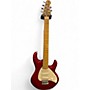 Vintage 1990 Ernie Ball Music Man Silhouette Standard Red Solid Body Electric Guitar Red