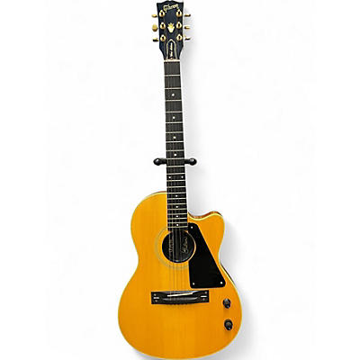 Vintage 1990 Gibson Chet Atkins Ce Natural Acoustic Electric Guitar