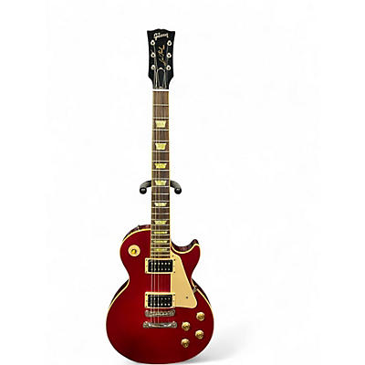 Vintage 1990 Gibson Les Paul Classic Translucent Cherry Solid Body Electric Guitar