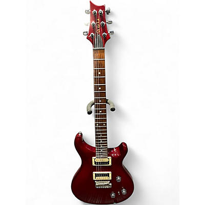 Vintage 1990 PRS Standard 24 Vintage Cherry Transparent Solid Body Electric Guitar