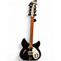 Vintage 1990 Rickenbacker 330 Black Hollow Body Electric Guitar Black