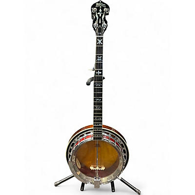 Vintage 1990 Washburn B16 2 Tone Sunburst Banjo