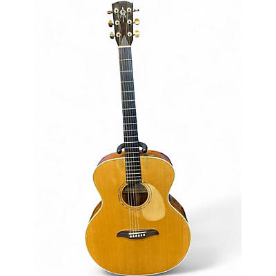 Vintage 1990s Alvarez YB-1 Natural Acoustic Guitar