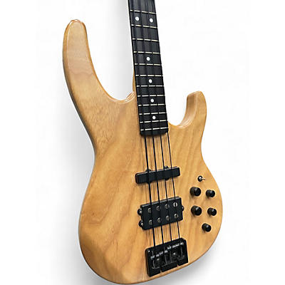Vintage 1990s Carvin LB-70 Natural Electric Bass Guitar