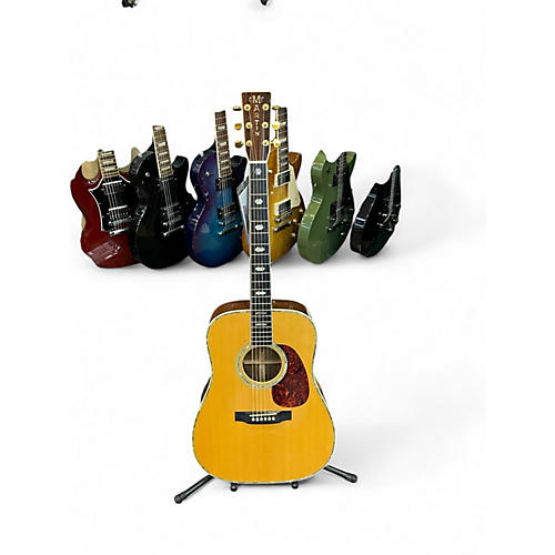 Vintage 1990s Cmf Martin D-41 Natural Acoustic Electric Guitar Natural