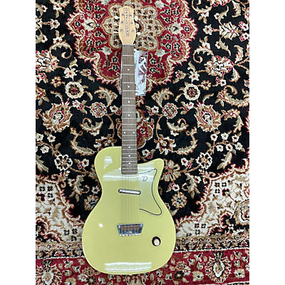 Danelectro Vintage 1990s Danelectro 56 U1 Reissue Daddy O Yellow Solid Body Electric Guitar