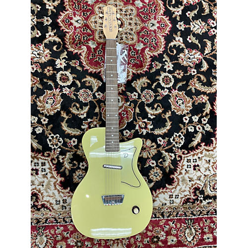 Danelectro Vintage 1990s Danelectro 56 U1 Reissue Daddy O Yellow Solid Body Electric Guitar Daddy O Yellow