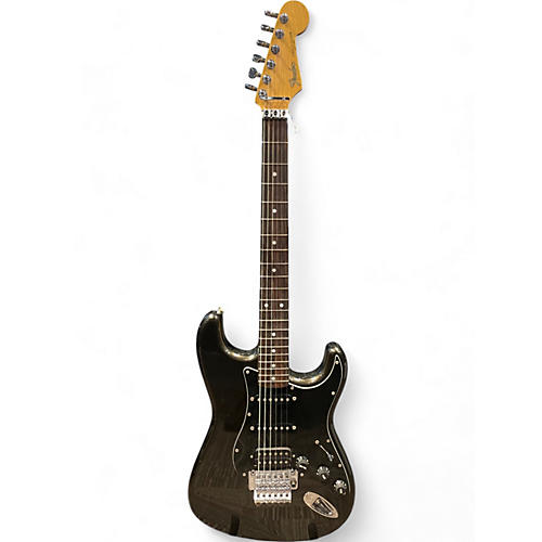 Fender Vintage 1990s Fender Stratocaster HSS MIJ Black Sparkle Solid Body Electric Guitar Black Sparkle