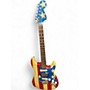 Vintage 1990s Fender WAYNE KRAMER STRATOCASTER AMERICAN FLAG Solid Body Electric Guitar AMERICAN FLAG