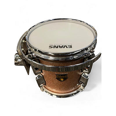 Vintage 1990s Fibes 5 Piece 5 PIECE SHELL PACK PINK SPARKLE Drum Kit