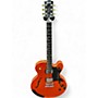 Vintage 1990s Gibson Chet Atkins Orange Hollow Body Electric Guitar Orange