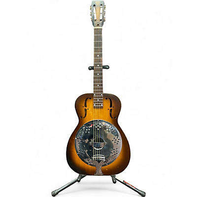 Vintage 1990s Gibson P60D ROUND NECK Sunburst Resonator Guitar