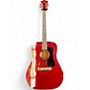 Vintage 1990s Guild D25CH Brown Acoustic Guitar Brown