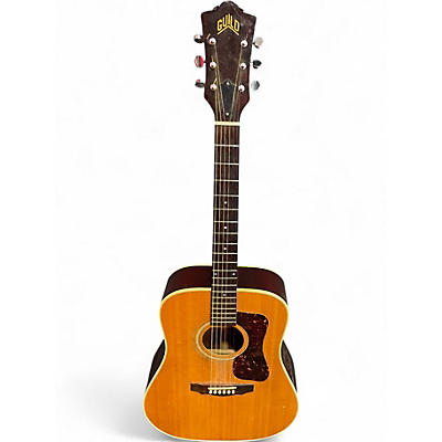 Vintage 1990s Guild D40 Natural Acoustic Guitar