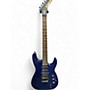 Vintage 1990s Kramer Baretta Metallic Blue Solid Body Electric Guitar Metallic Blue