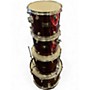 Vintage 1990s Mapex 5 Piece VENUS SERIES Midnight Wine Drum Kit Midnight Wine