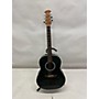 Vintage Ovation Vintage 1990s Ovation Valadeer Black Acoustic Guitar Black