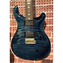 Vintage PRS Vintage 1990s PRS CST24 TR FLAME BLUE Solid Body Electric Guitar TR FLAME BLUE