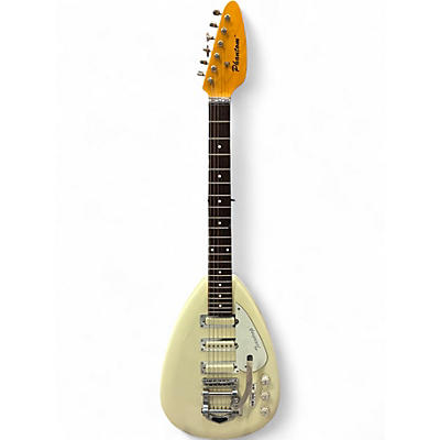 Vintage 1990s Phantom TEARDROP WHITE Solid Body Electric Guitar