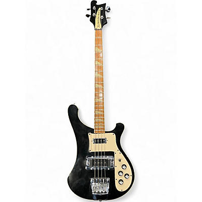 Vintage 1990s Rickenbacker 4003 Black Electric Bass Guitar