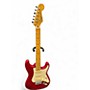 Vintage 1990s Squier SQUIER II Red Acoustic Guitar Red