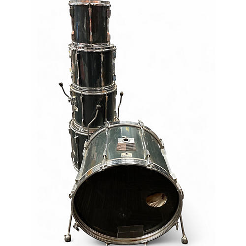 Vintage 1990s TAMA 5 Piece Rockstar GUN METAL GREY Drum Kit GUN METAL GREY