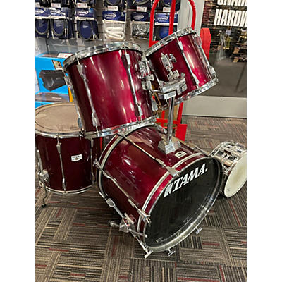 TAMA Vintage 1990s TAMA 5 piece Rockstar DX Crimson Plum Drum Kit