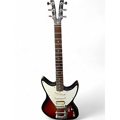 Vintage 1990s Vaccaro Generator X SUNBURST Solid Body Electric Guitar