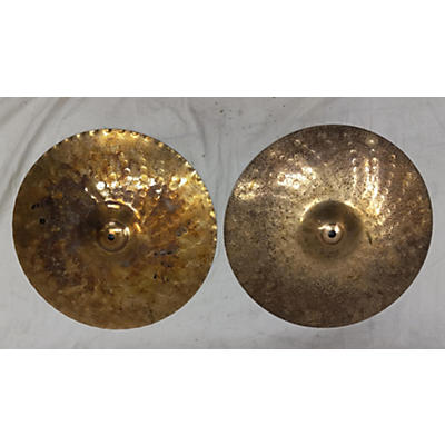 Zildjian Vintage 1990s Zildjian 14in Z Custom Hi Hat Pair Cymbal